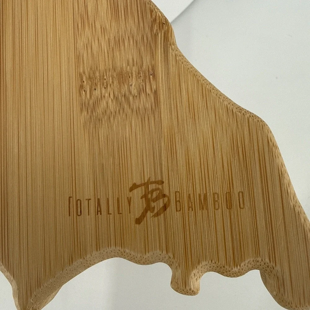 Totally Bamboo Destination Indiana State Shaped‎ Serving and Cutting Board